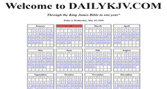 Desktop Screenshot of dailykjv.goodpreachin.com